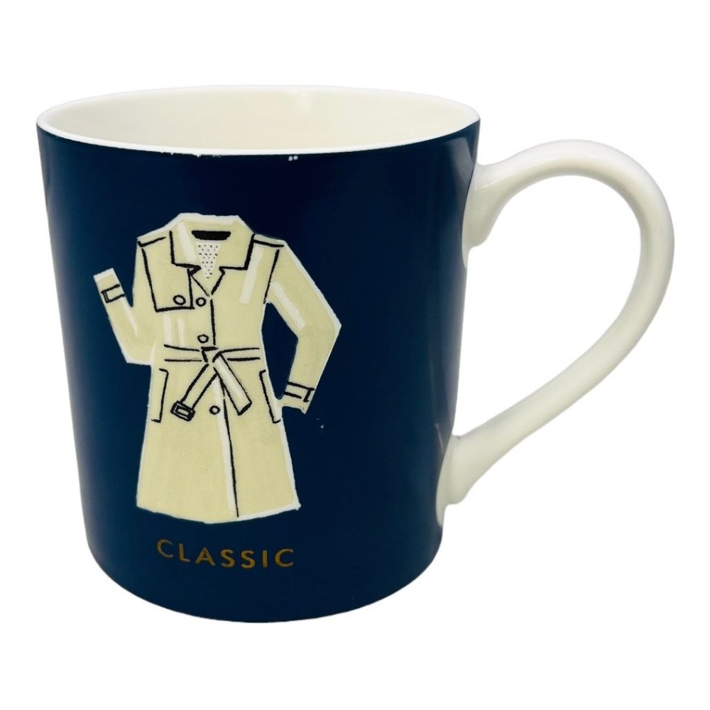 Kate Spade "Things We Love" Classic Blue & White Coffee Mug Collab with Lenox